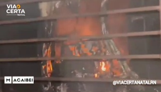 VÍDEO: Princípio de incêndio é registrado em padaria na Grande Natal