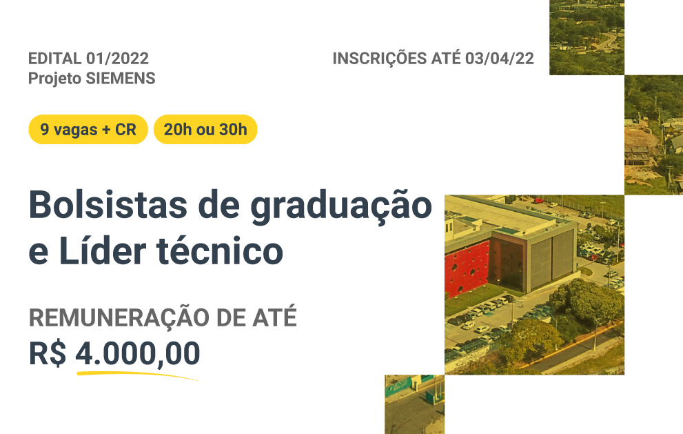 Projeto do IMD em parceria com Siemens abre seleção com nove vagas