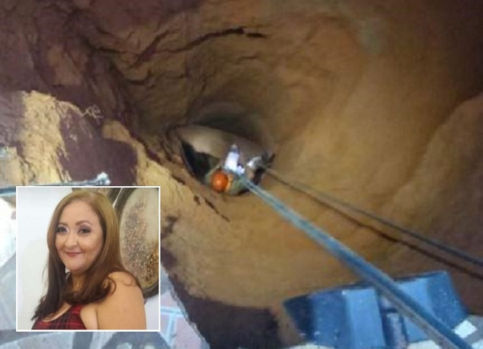 Bombeiros tentam há 60 horas resgatar mulher que caiu em poço de 70 metros de profundidade