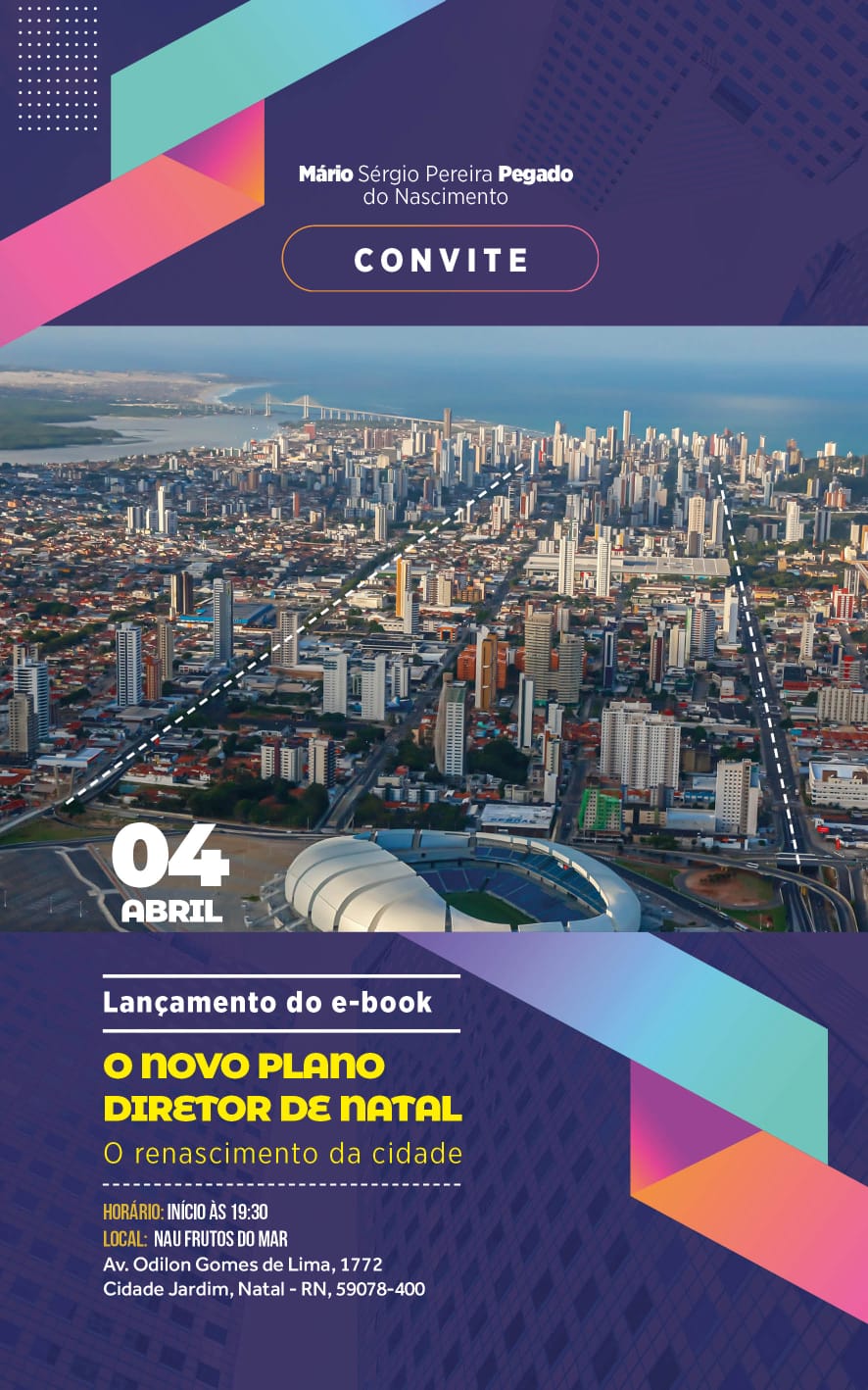 Livro sobre Plano Diretor de Natal será lançado segunda-feira