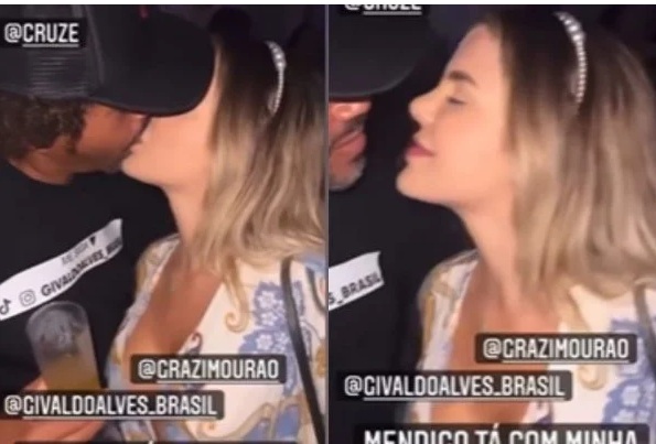 Influencer troca beijos com morador de rua espancado por personal