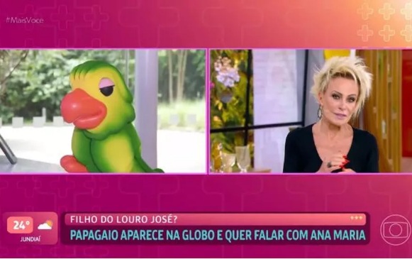 Ana Maria Braga se emociona com chegada de 'papagaio' que se diz filho de Louro José