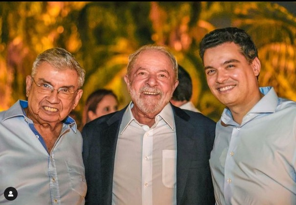 Walter Alves posta foto ao lado de Lula e Garibaldi em jantar para definir aliança