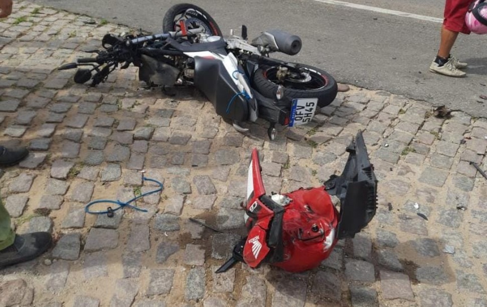 Motociclista morre após colidir em carro no interior do RN