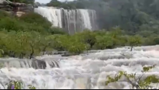 VÍDEO: Cachoeira em município do RN volta a ficar cheia após chuvas de mais de 100 milímetros