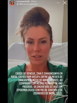 VÍDEO: Jornalista internada com dengue hemorrágica em UTI revela hospital lotado com pessoas com a doença