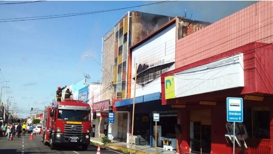 Incêndio atinge loja de eletrodomésticos em município do RN