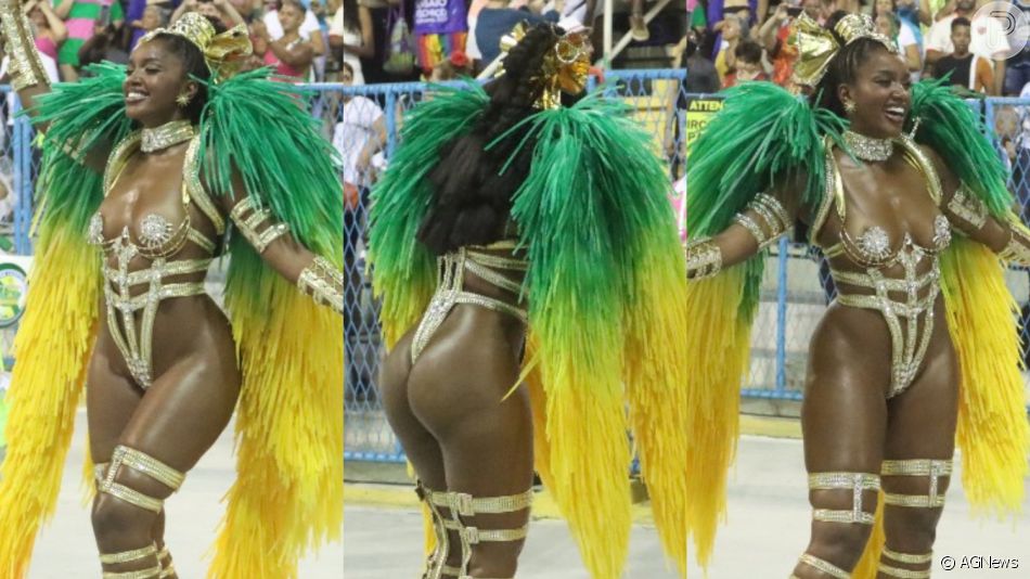 FOTO: Iza deixa corpo a mostra e rouba a cena como rainha de bateria na abertura do Carnaval; veja imagens