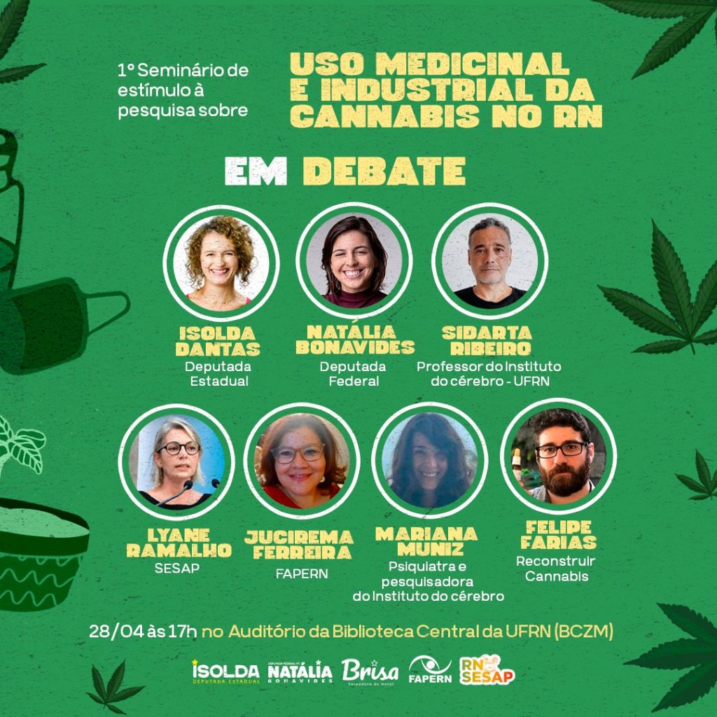 Deputadas do PT promovem seminário sobre Cannabis na UFRN