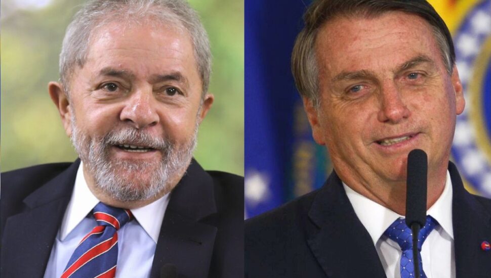 Bolsonaro e Lula empatam em 3 das 5 regiões do país, diz pesquisa