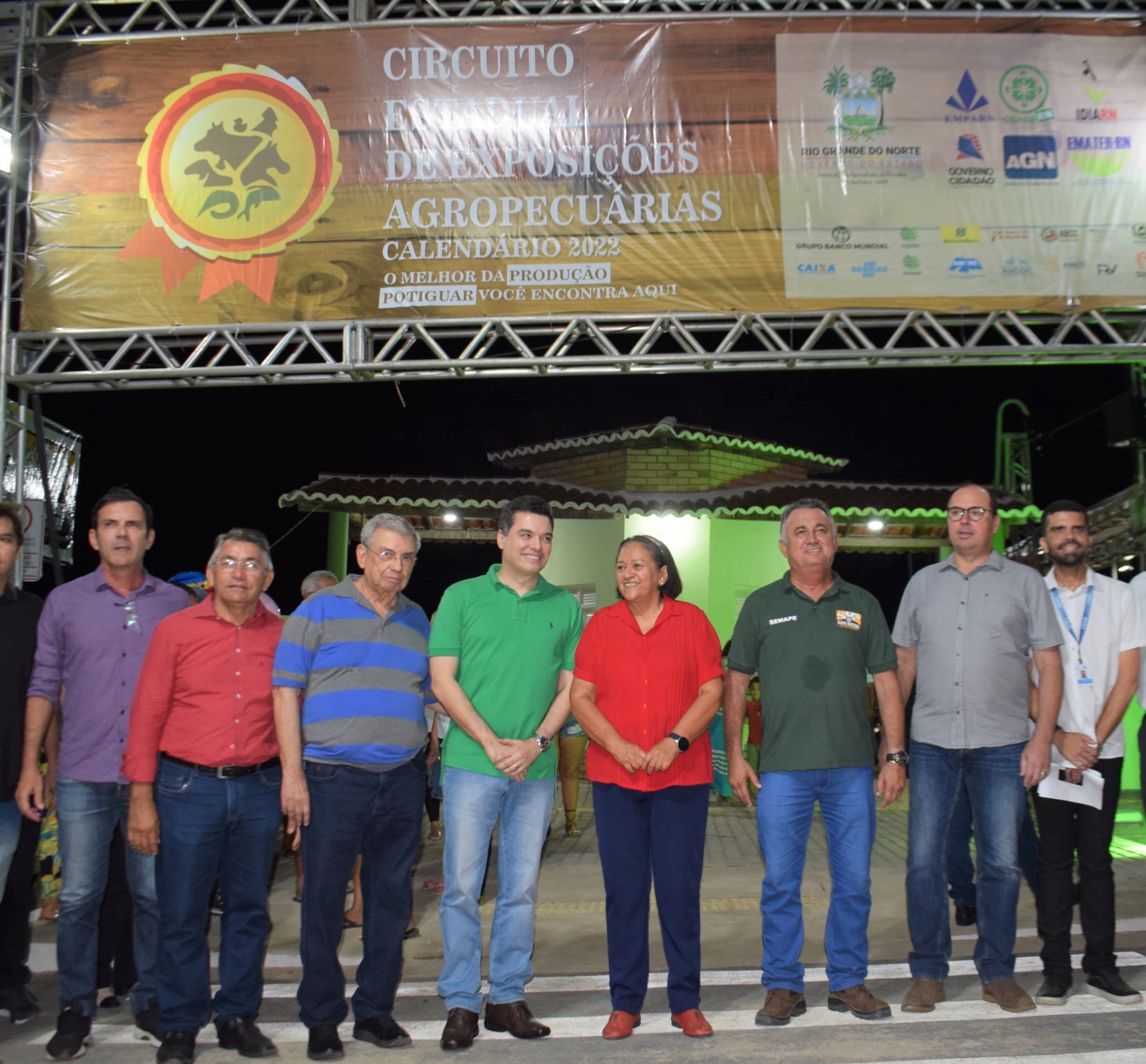 Fátima e Walter Alves cumprem primeiro compromisso juntos após anuncio de chapa