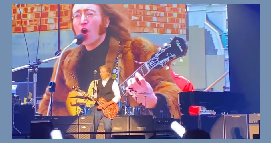 VÍDEO: Paul McCartney usa tecnologia e promove dueto com John Lennon