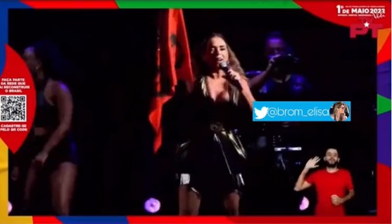 VÍDEO: Daniela Mercury pede voto abertamente para Lula em evento