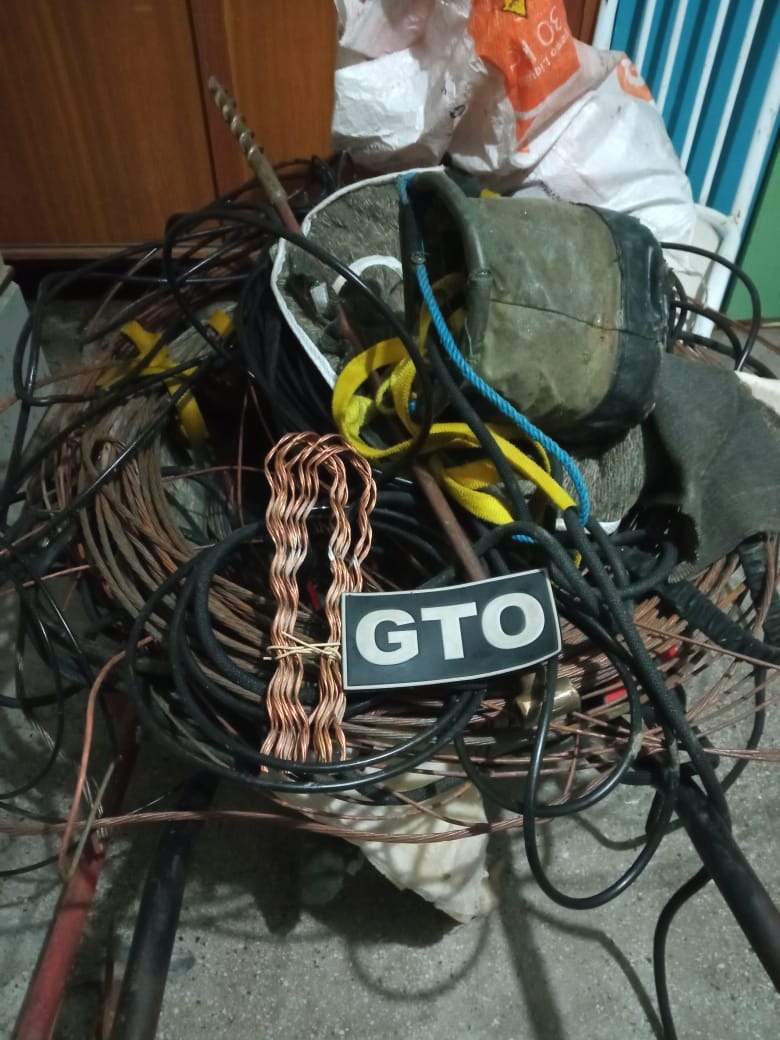 Bandidos são presos após furtar mais de 200 metros em fios da Cosern e tentar fugir de barco