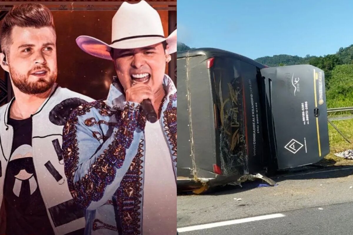 Cantor sertanejo postou vídeo dentro do ônibus horas antes de morrer em acidente