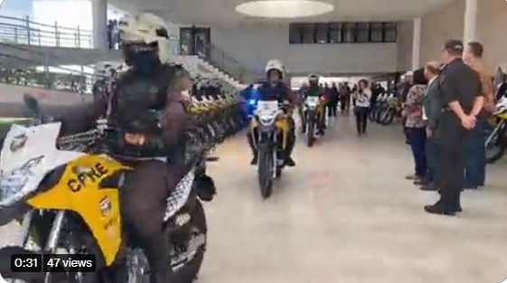 VÍDEO: Governo Bolsonaro envia verba para mais 30 motos novas para PMRN
