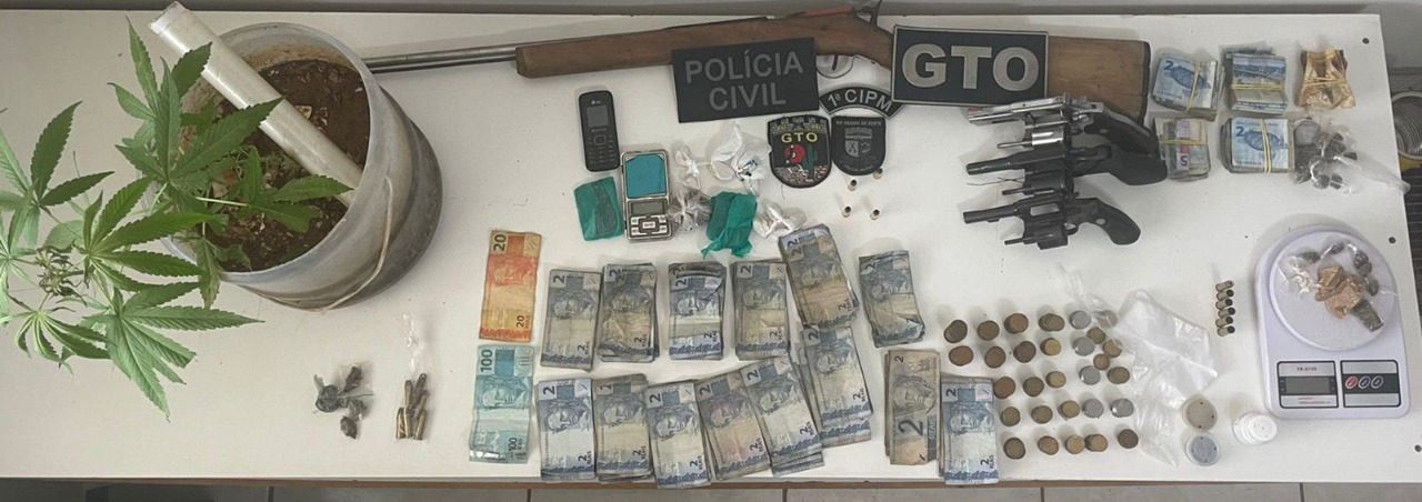 Polícia Civil deflagra Operação "Ecléticos do Crime" e prende suspeitos por tráfico e posse ilegal de armas no RN