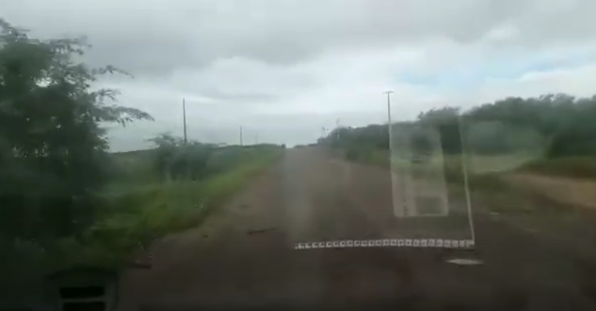 VÍDEO: “Uma peneira” motorista mostra a situação da estrada de Guamaré