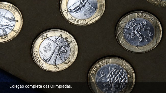 Você tem a moeda de R$ 1 das Olimpíadas? Ela pode valer muito dinheiro