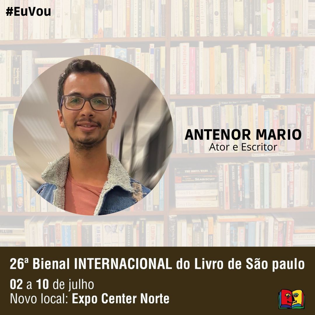 Escritor de Jundiá/RN participará da 26ª Bienal Internacional do Livro em São Paulo