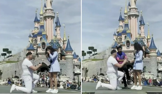 VÍDEO: Funcionário da Disney toma aliança do noivo e interrompe pedido de casamento; ASSISTA