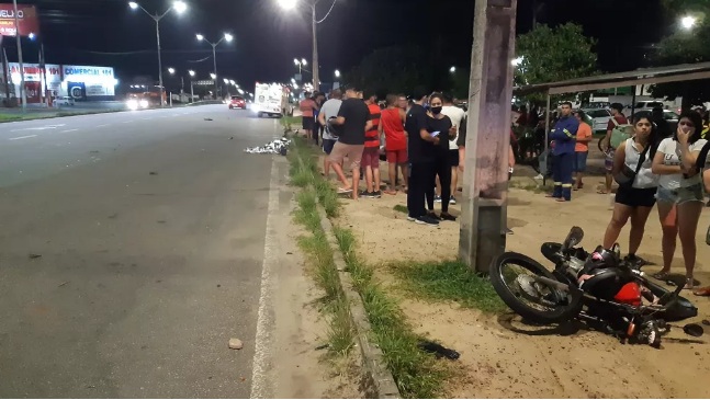 Mototaxista morre após acidente na BR-101 na Grande Natal