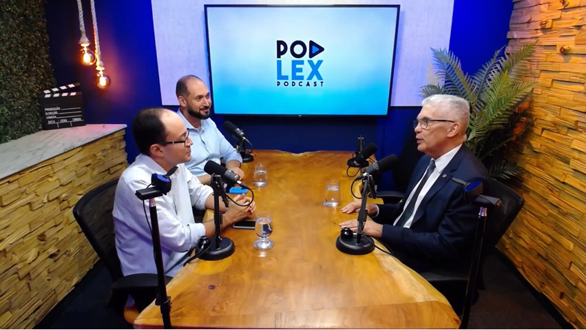 VÍDEO: "PODLEX Podcast" estreia com um bate papo com o presidente da OAB/RN, Dr. Aldo Medeiros