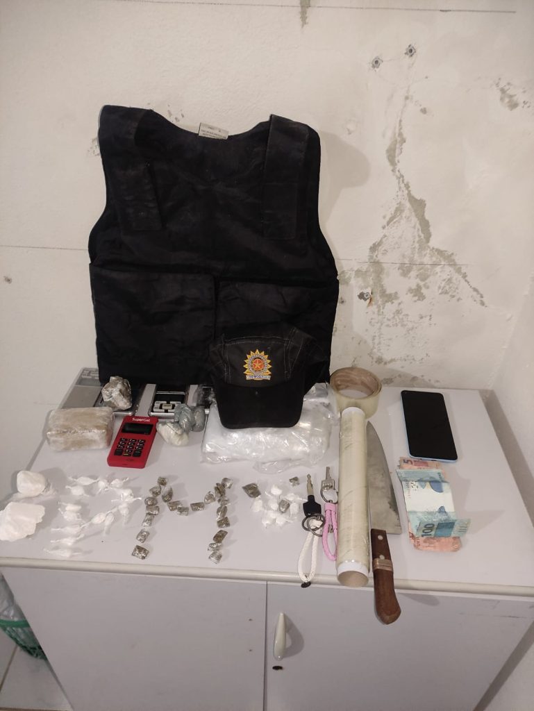 Drogas e armas são apreendidas em casa de suspeito de matar cabo da PM no RN