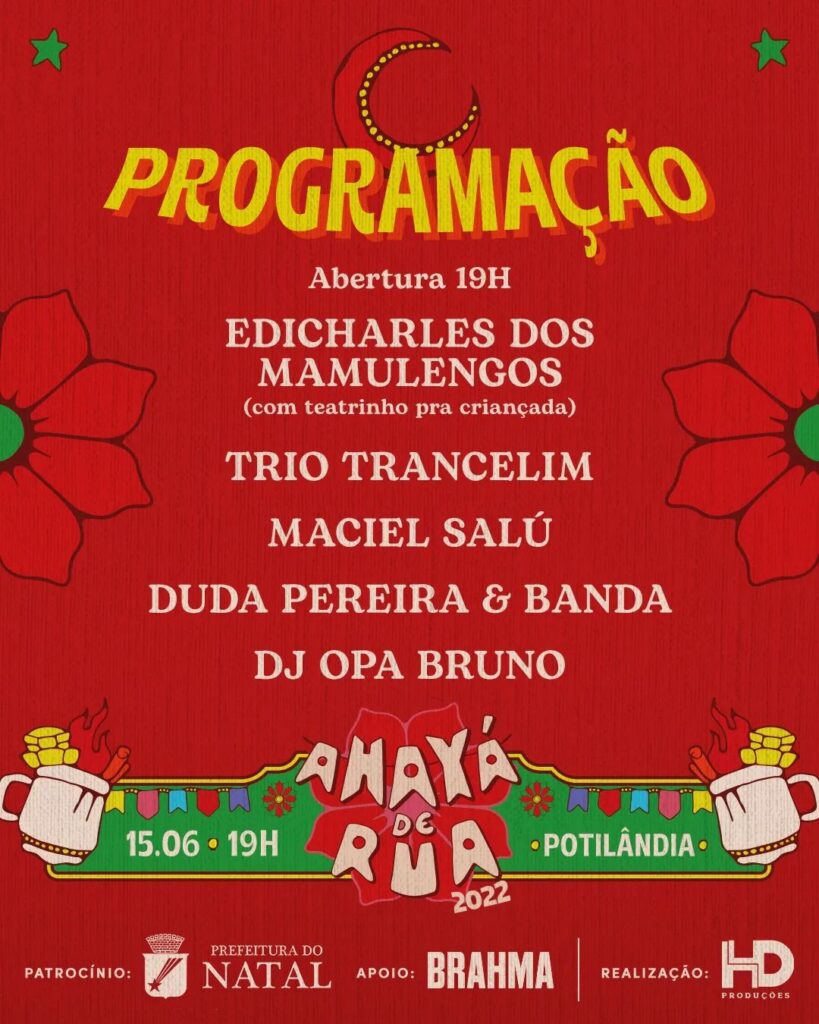 Logo mais, aHAYá de Rua volta ao formato presencial no conjunto Potilândia
