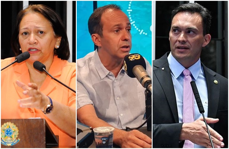 Fátima lidera com 35,8% das intenções de voto; Fábio tem 16,2% e Styvenson 13,4%, diz pesquisa