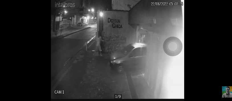 VÍDEO: Bandidos usam carro para quebrar vidro e arrombar loja em Natal; ASSISTA