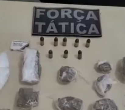 VÍDEO: Bandidos trocam tiros com equipe da Polícia Militar e um suspeito é preso com drogas em Natal