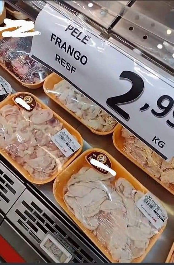 Supermercado vende pele de frango a R$ 2,99 o quilo e recebe críticas