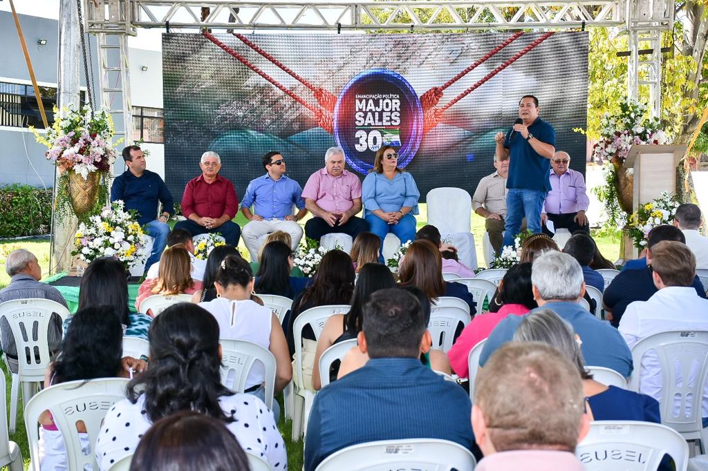 No Alto Oeste Potiguar,  Ezequiel participa da programação dos 30 anos do município de Major Sales