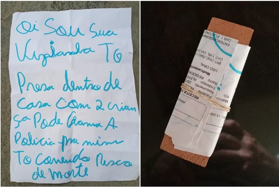 Mulher mantida em cárcere é resgatada após jogar bilhete pedindo socorro no quintal de vizinha: 'Tô com risco de morte'