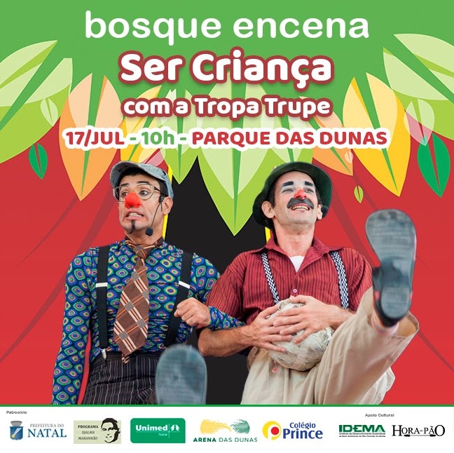 Confira a agenda cultural da Prefeitura do Natal para este fim de semana