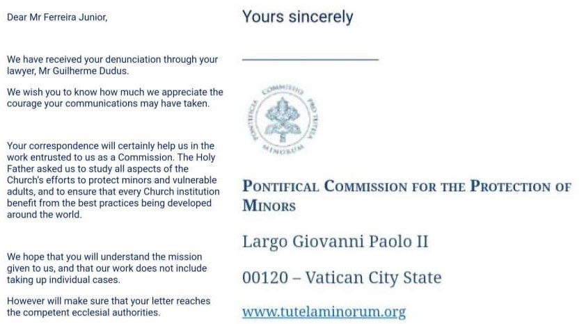 Vaticano recebe denúncia contra Dom Jaime e arcebispo vai ser investigado