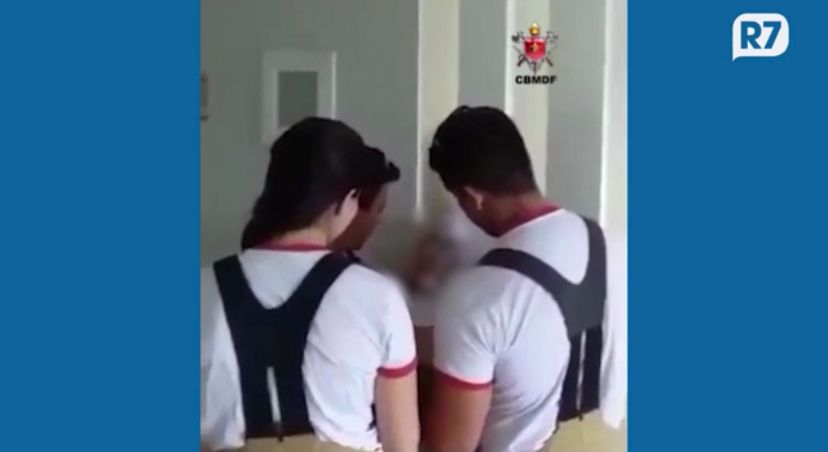 VÍDEO: Criança prende a cabeça na parede de casa e é resgatada no DF