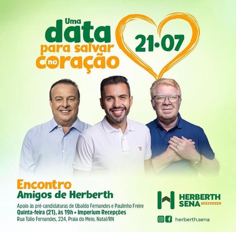 Herberth e Ubaldo fazem evento na quinta de apoio a pré-candidaturas