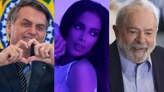 Bolsonaro faturou mais que Lula com declaração do apoio de Anitta ao petista