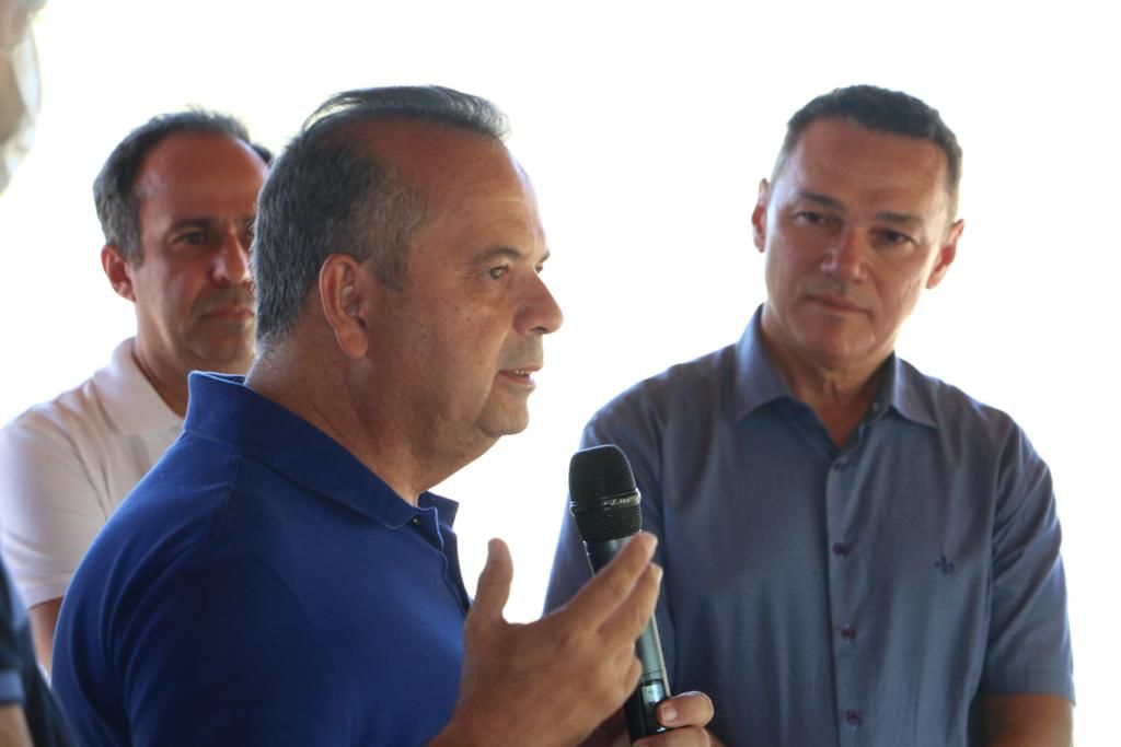 Fábio Dantas e Rogério Marinho recebem apoio do prefeito Amazan, em Jardim do Seridó
