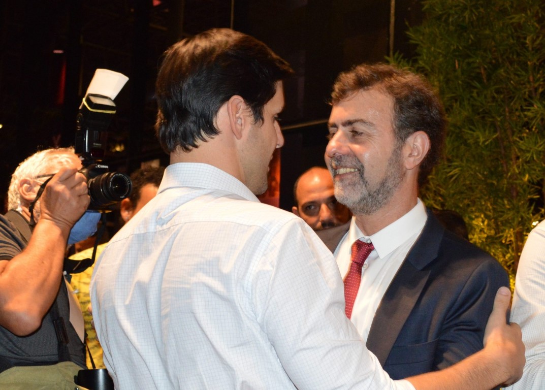 Rafael Motta recebe apoio de Marcelo Freixo para sua campanha ao senado