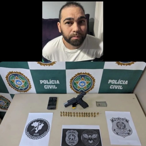 Líder do Sindicato do Crime do RN é preso no Rio de Janeiro