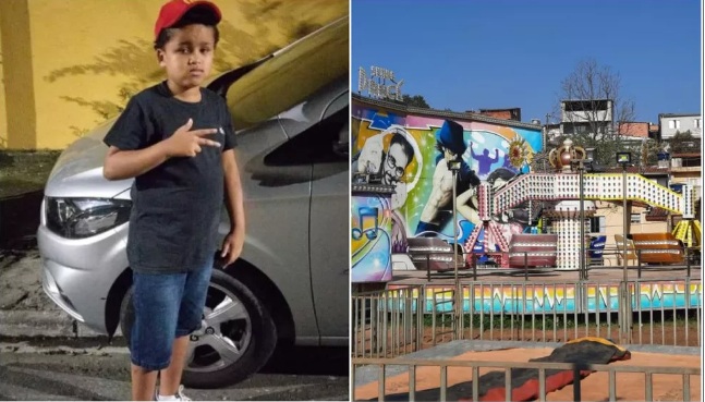 Menino de 10 anos morre após acidente em parque de diversões