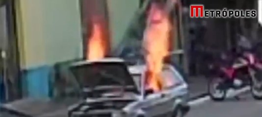 VÍDEO: Homem que morreu em explosão mataria esposa, diz testemunha