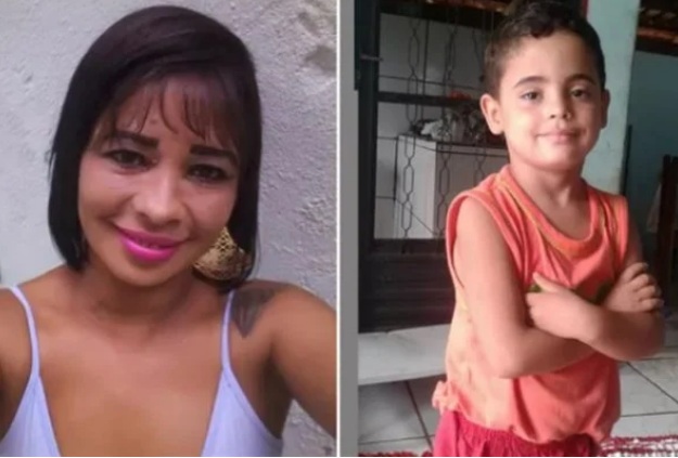 Mãe e filho são encontrados mortos em sofá jogado em lote baldio
