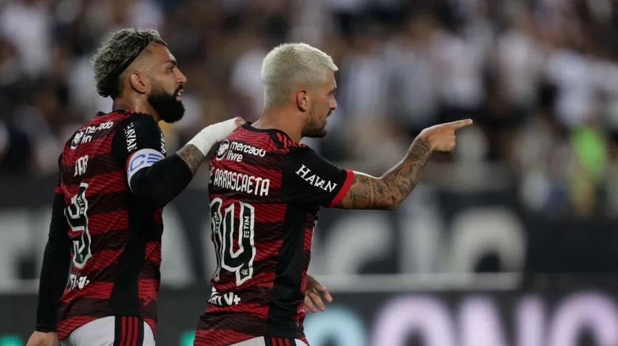 STJD denuncia Gabigol e Arrascaeta e podem desfalcar o Flamengo em jogo decisivo