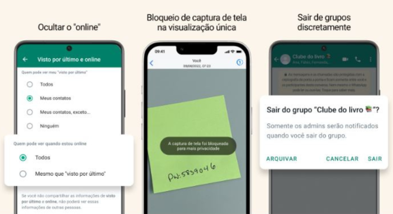 Esconder o 'online', saída silenciosa dos grupos e mais: veja as últimas atualizações do Whatsapp