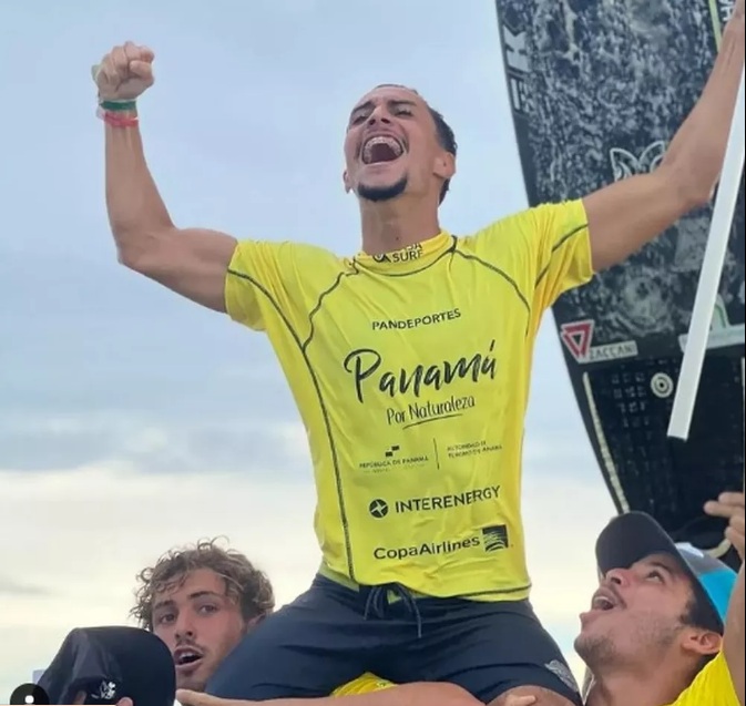 Potiguar conquista o ouro para o Brasil no Pan-americano de surfe