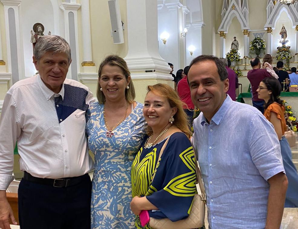 Fernando Cunha e Ederlinda Dias anunciam apoio a Fábio Dantas, em Macaíba